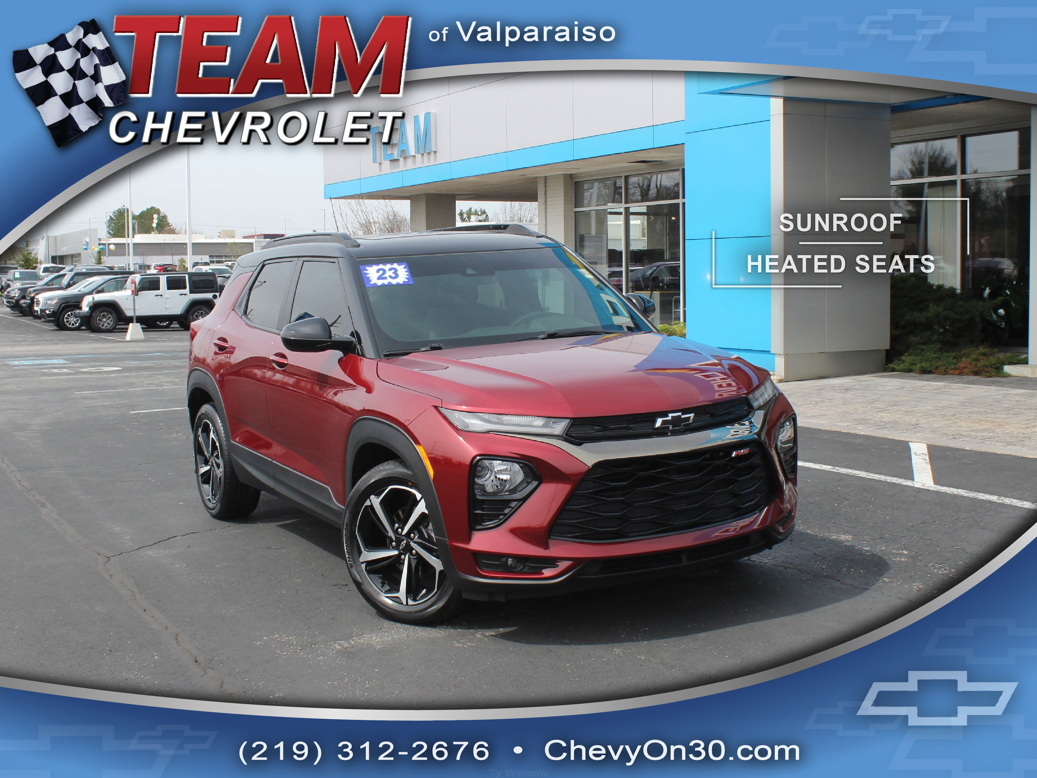 Used 2023 Chevrolet TrailBlazer RS w/ Sun and Liftgate Package image 1