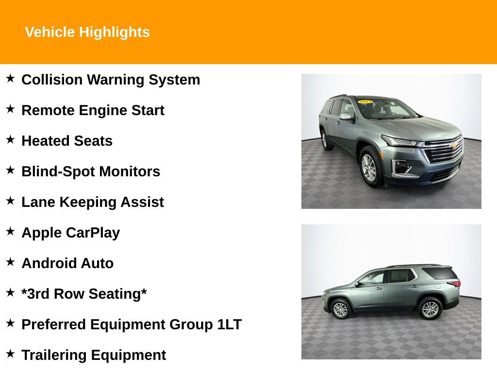 Used 2023 Chevrolet Traverse LT FWD image 2