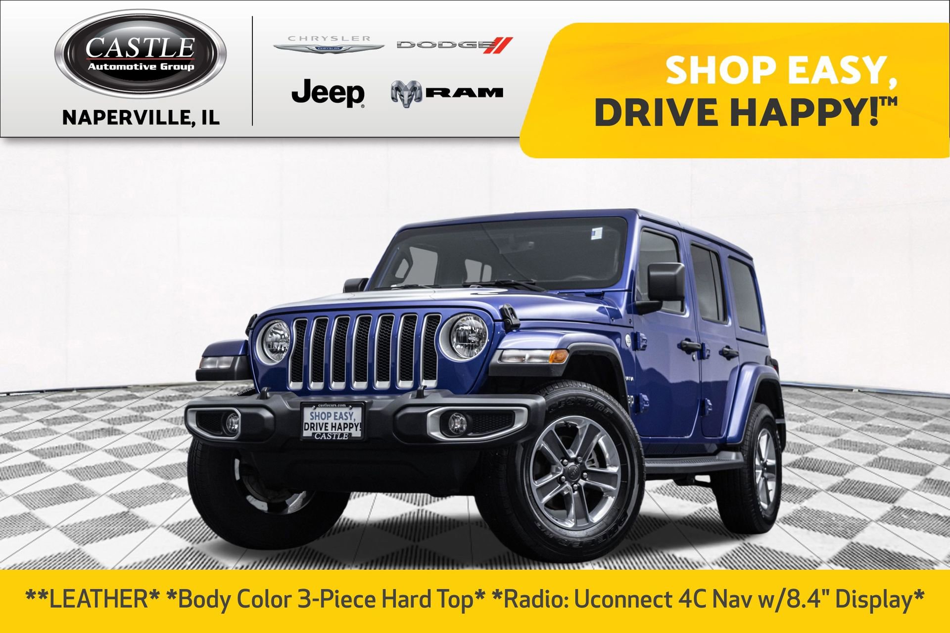 Used 2020 Jeep Wrangler Unlimited Sahara w/ Uconnect 4C Nav & Sound Group