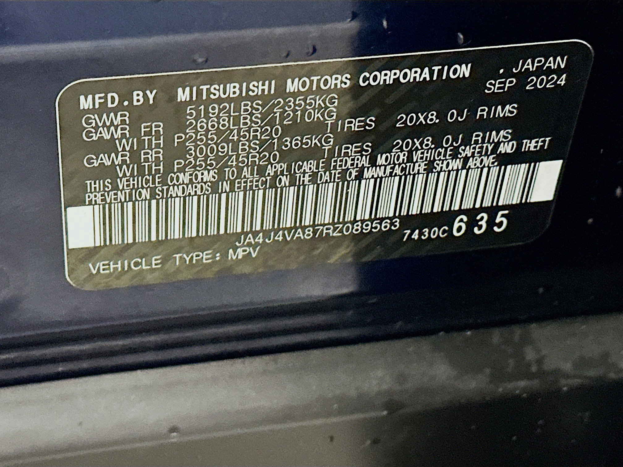 Used 2024 Mitsubishi Outlander SE image 12