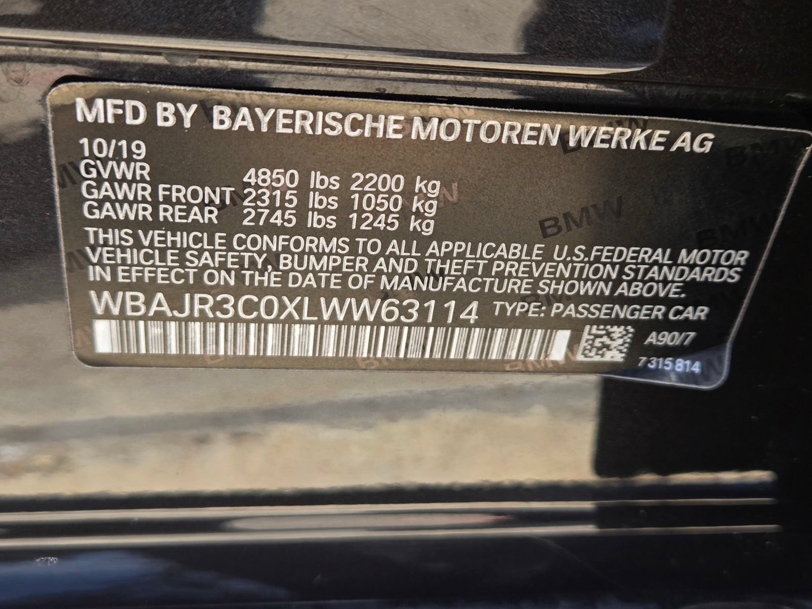 Used 2020 BMW 530i w/ Premium Package RWD image 33