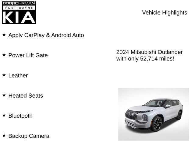 Used 2024 Mitsubishi Outlander SE AWD/4WD image 7