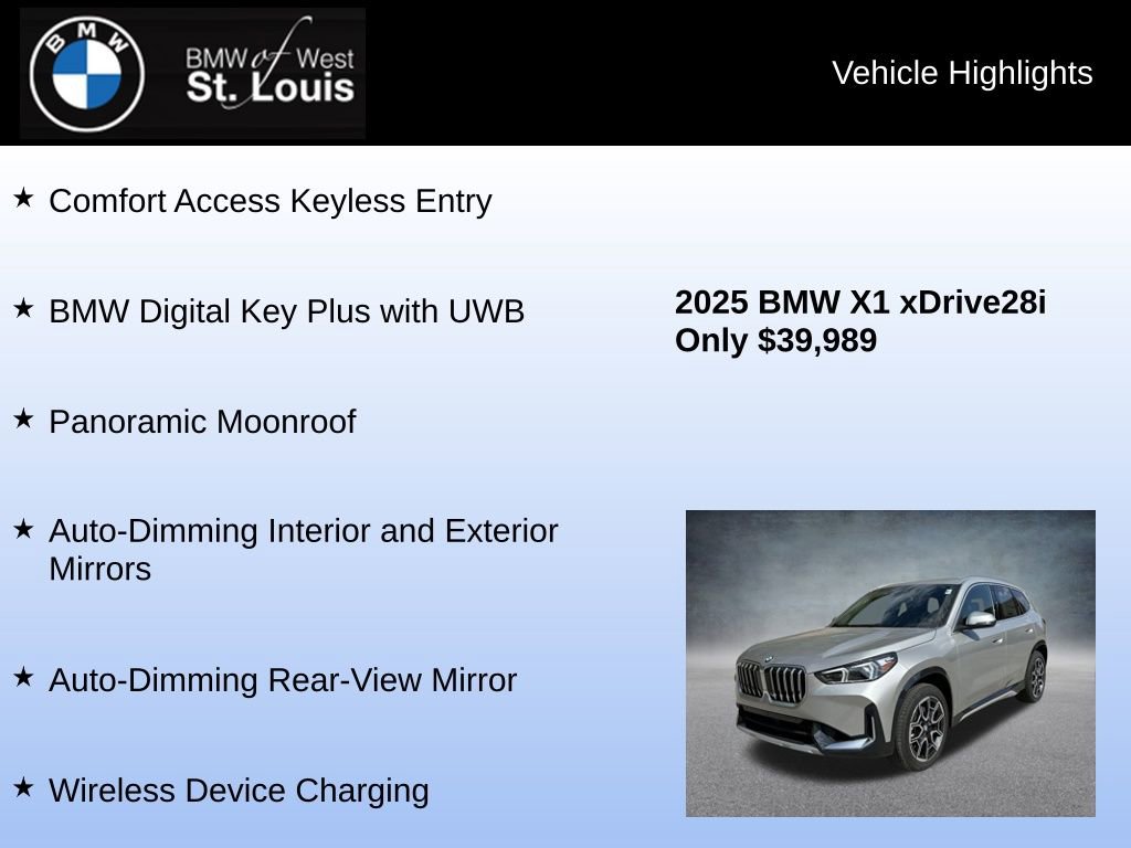 Used 2025 BMW X1 xDrive28i w/ Convenience Package image 16