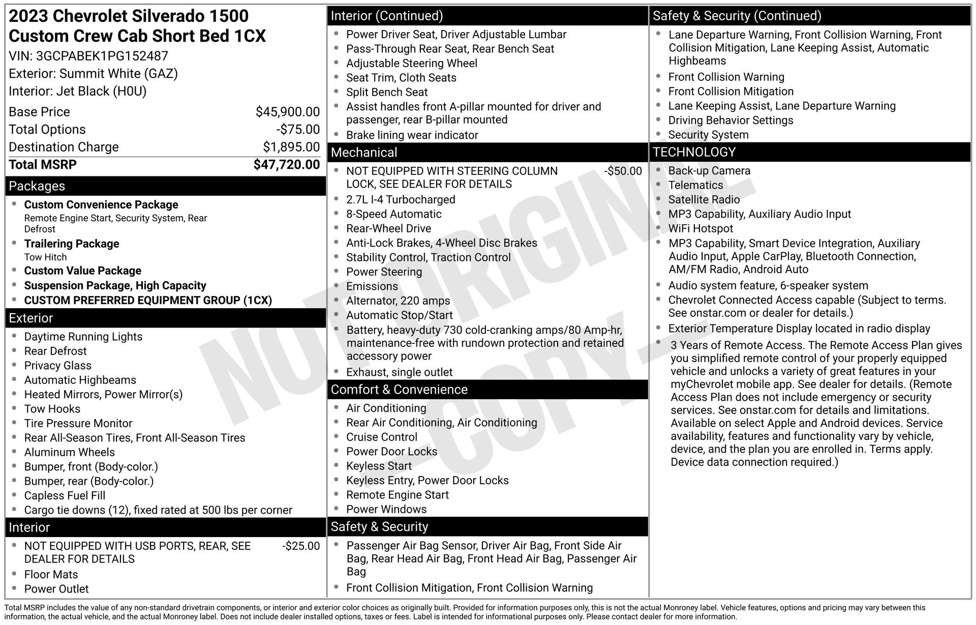 Used 2023 Chevrolet Silverado 1500 Custom image 23