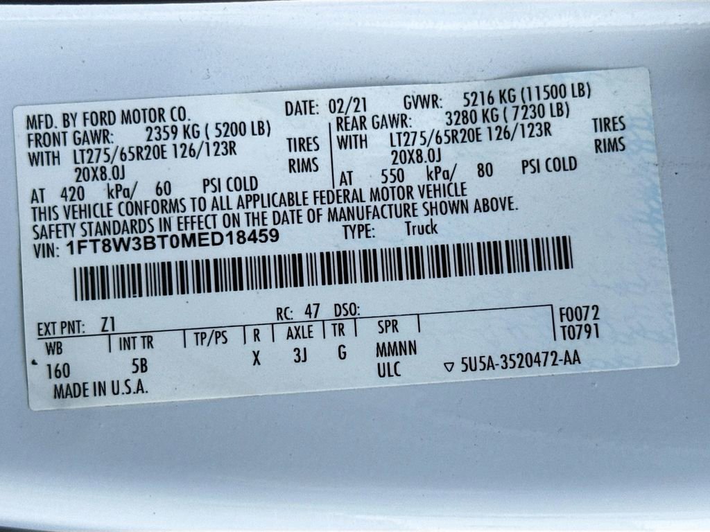 Used 2021 Ford F350 Lariat w/ Lariat Ultimate Package image 31