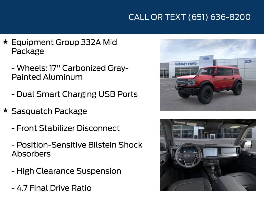 New 2026 Ford Bronco Badlands w/ Sasquatch Package image 15