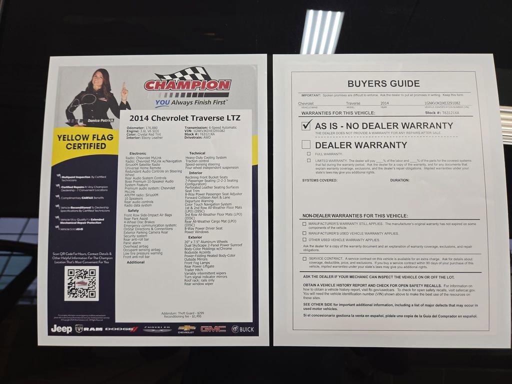 Used 2014 Chevrolet Traverse LTZ AWD/4WD image 44