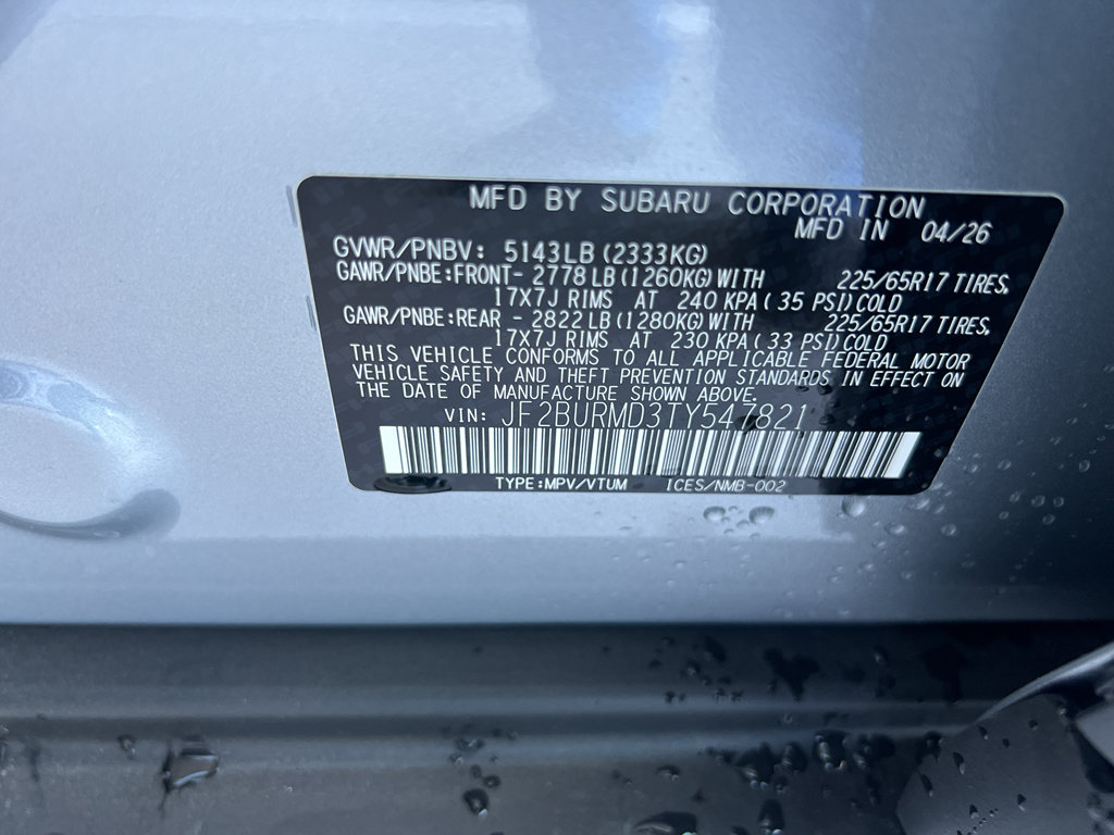 New 2026 Subaru Outback Wilderness AWD/4WD image 32