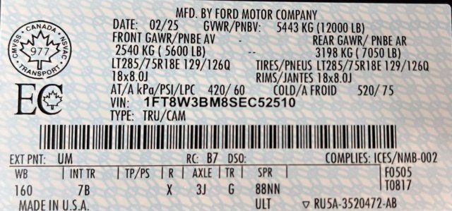 Used 2025 Ford F350 Platinum w/ Tremor Off-Road Package AWD/4WD image 61