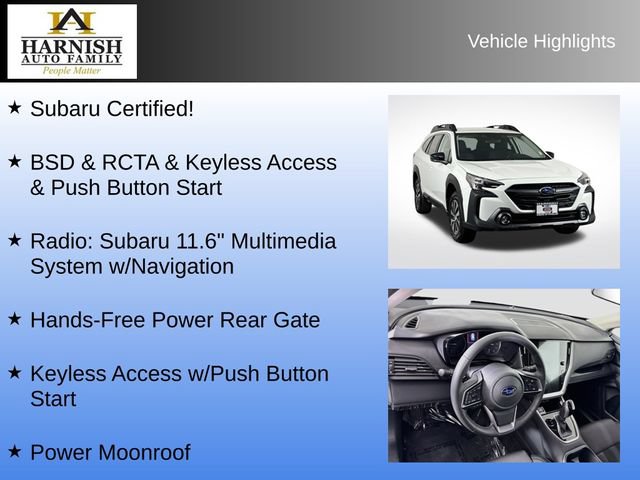 Certified 2025 Subaru Outback Premium AWD/4WD image 8