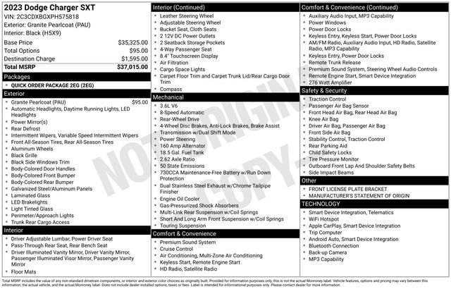 Used 2023 Dodge Charger SXT image 30