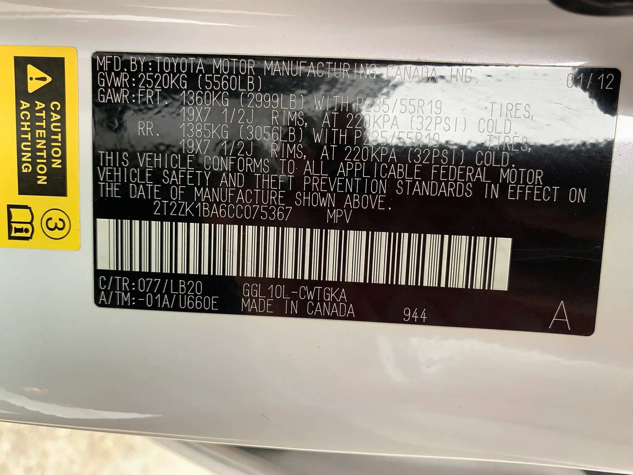 Used 2012 Lexus RX 350 FWD w/ Premium Pkg image 30