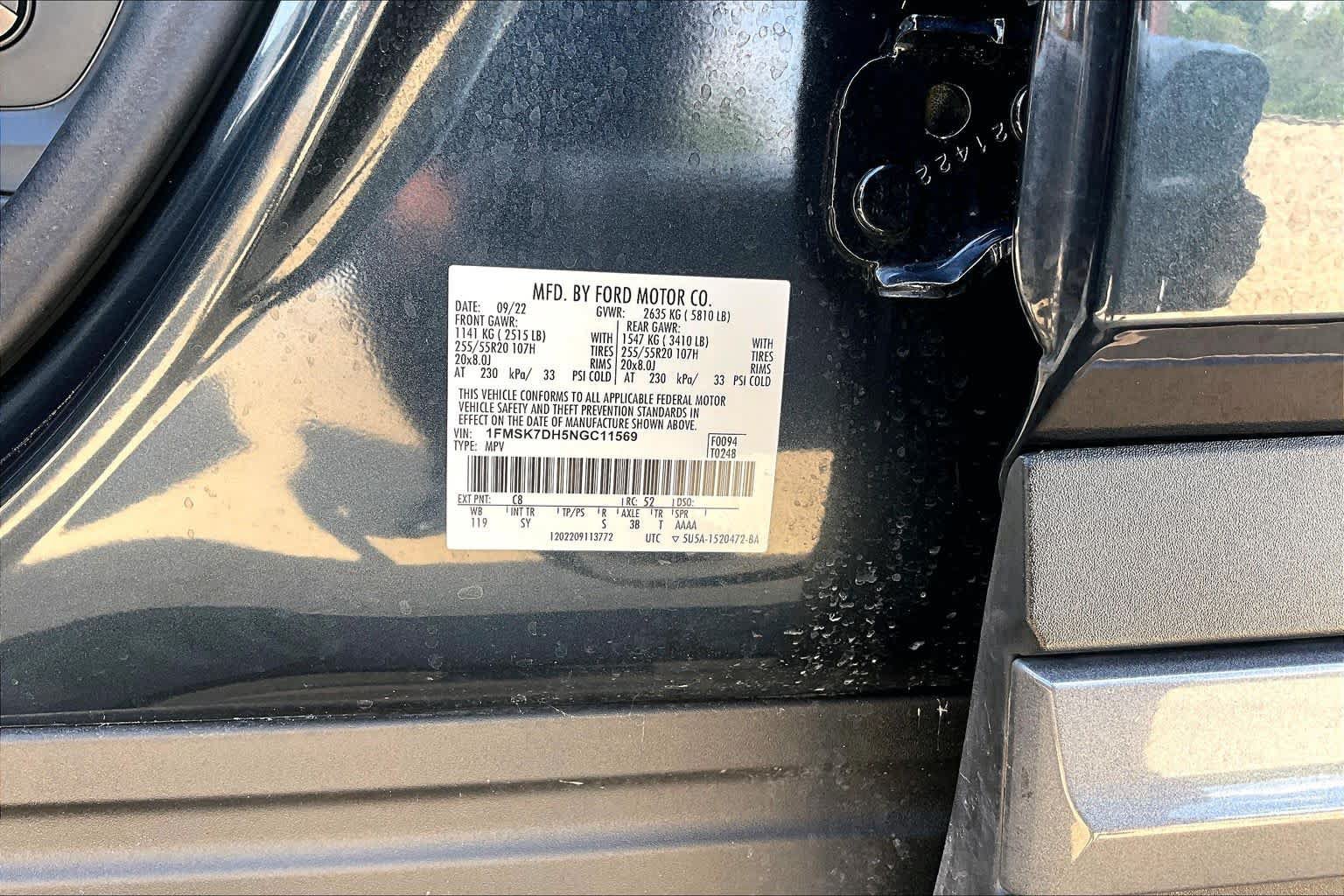 Used 2022 Ford Explorer XLT w/ Equipment Group 202A RWD image 36