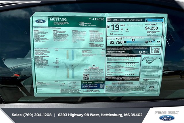 New 2025 Ford Mustang GT Premium w/ 60th Anniversary Package image 12