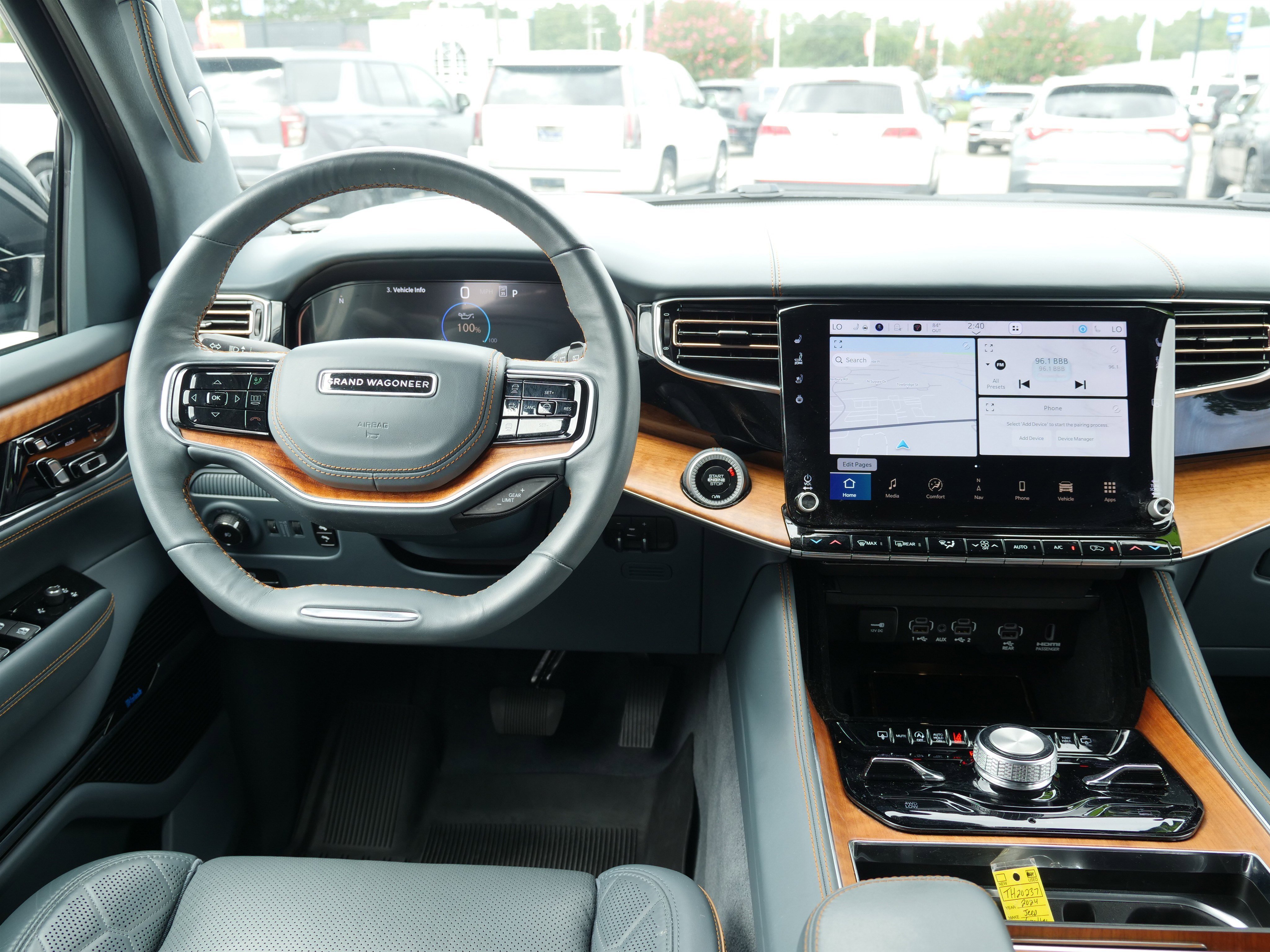 Used 2024 Jeep Grand Wagoneer L Series III w/ Rear Seat Video Group 1 image 20