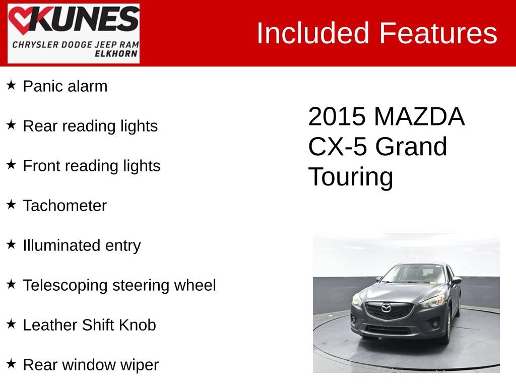 Used 2015 MAZDA CX-5 Grand Touring AWD/4WD image 4