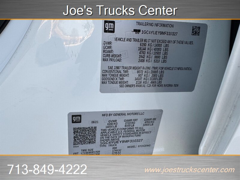 Used 2021 Chevrolet Silverado 3500 LTZ w/ LTZ Convenience Package AWD/4WD image 65