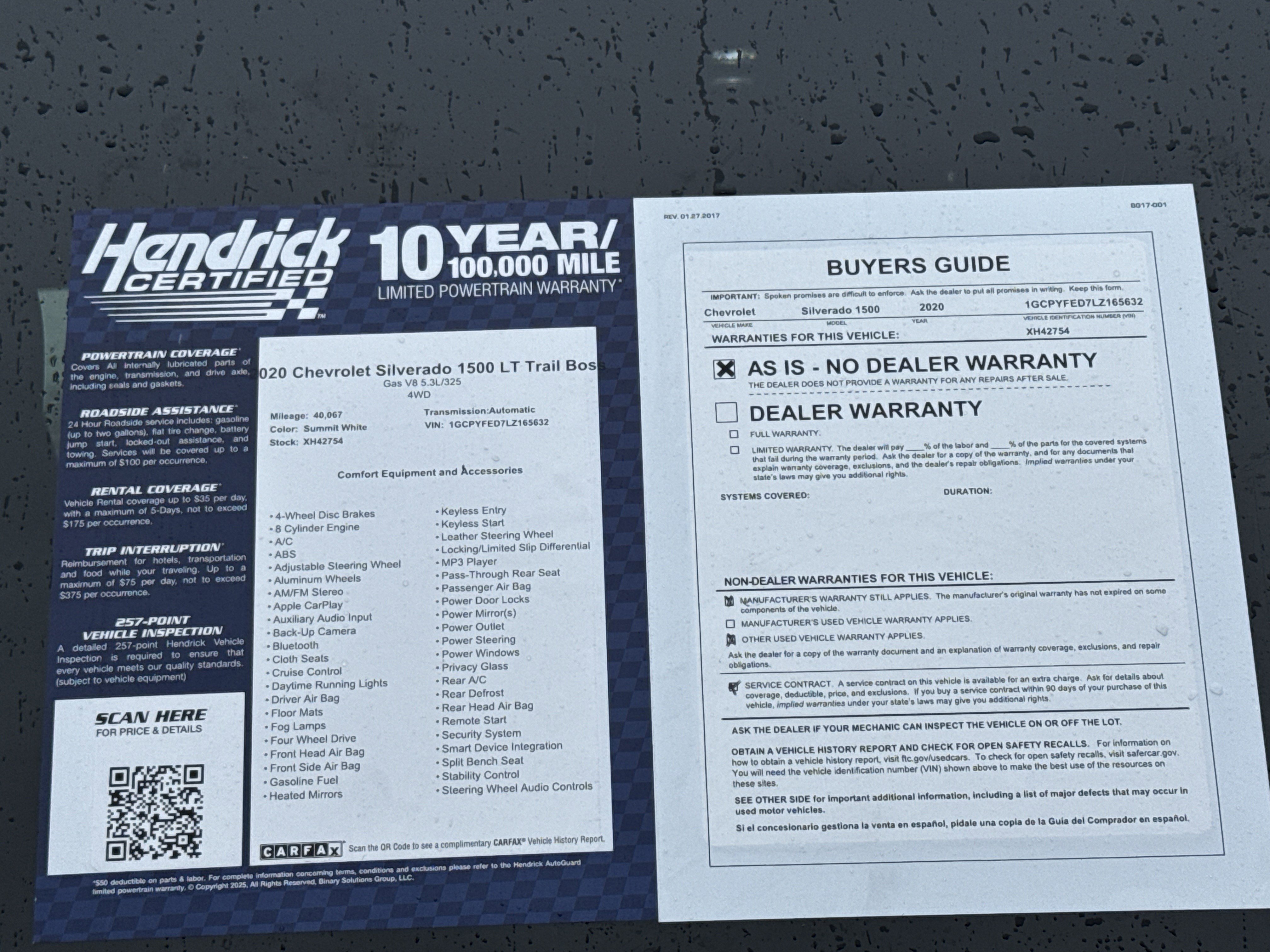 Used 2020 Chevrolet Silverado 1500 LT Trail Boss image 43