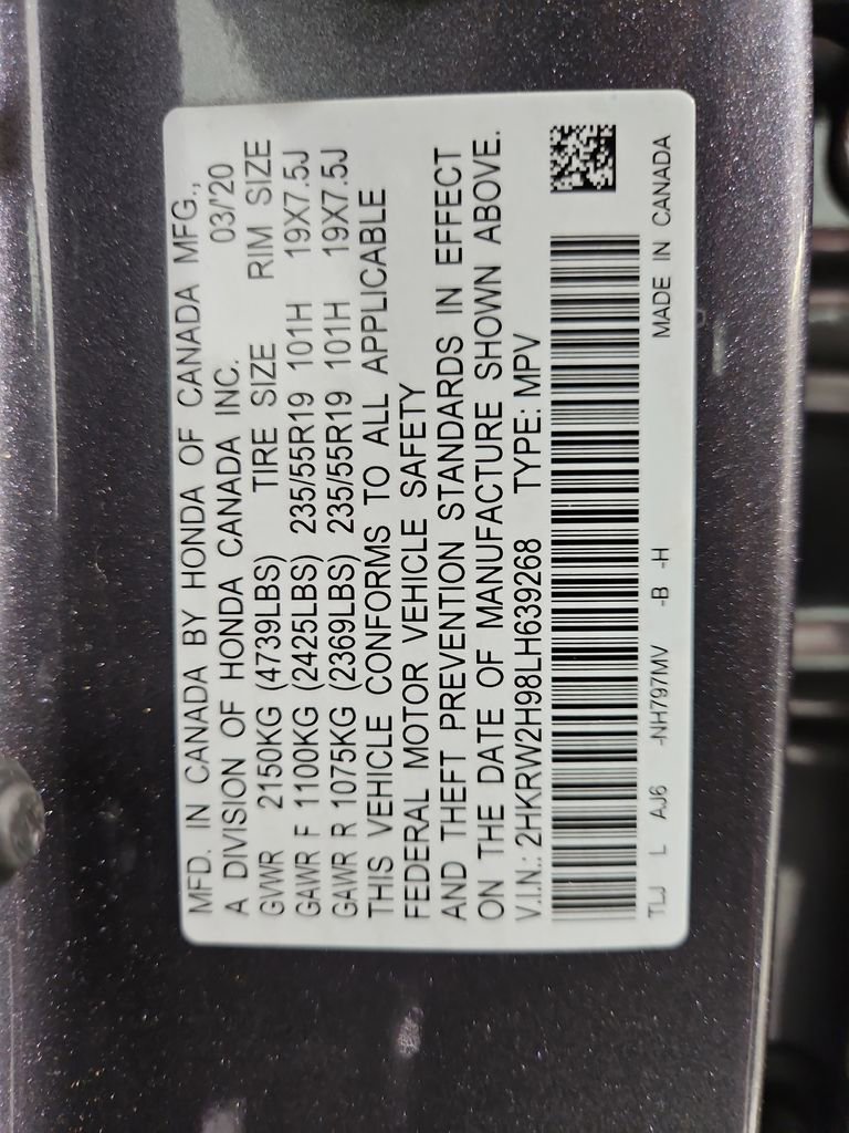 Used 2020 Honda CR-V Touring image 30