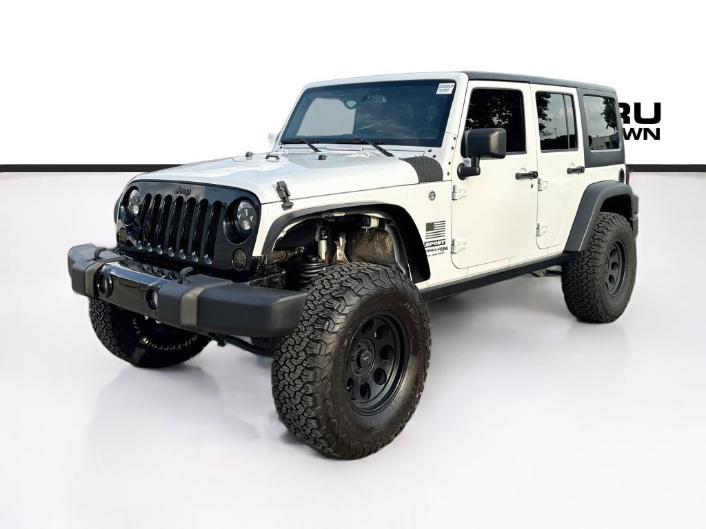 Used 2018 Jeep Wrangler Unlimited Sport w/ Quick Order Package 24W AWD/4WD image 3