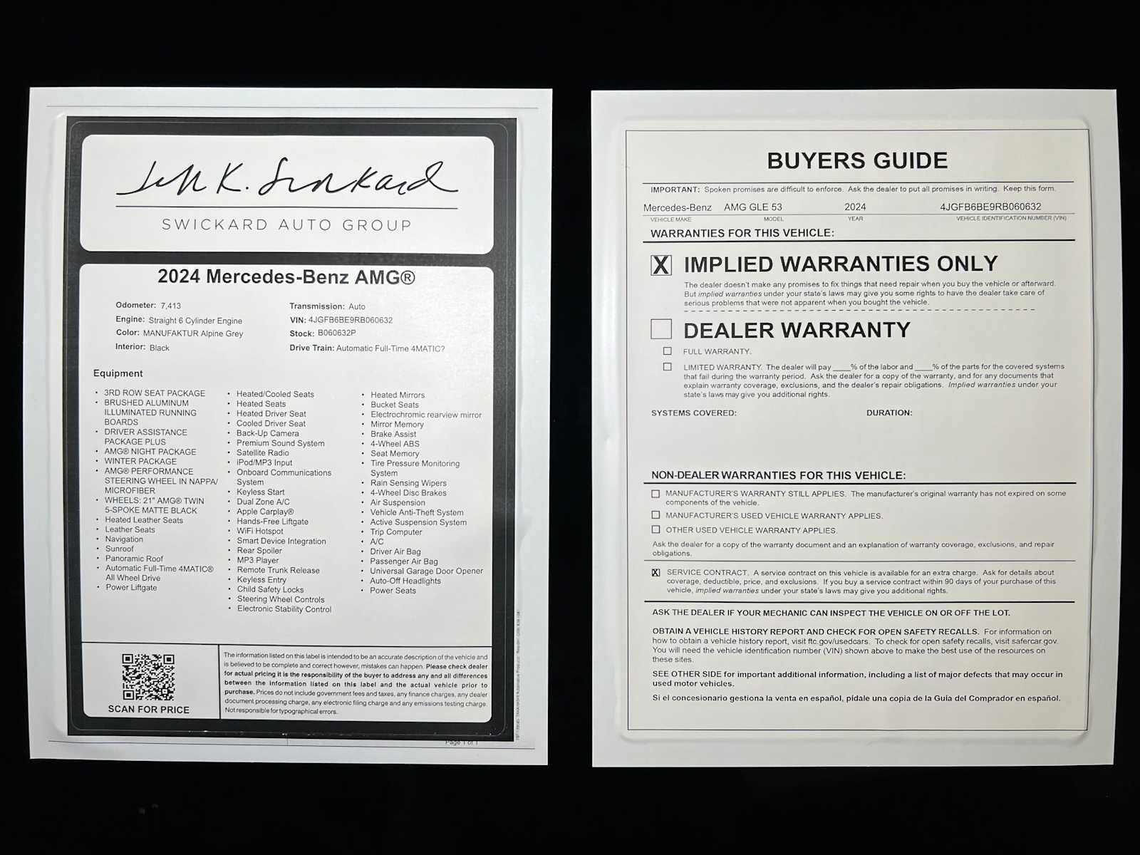 Certified 2024 Mercedes-Benz GLE 53 AMG 4MATIC image 50