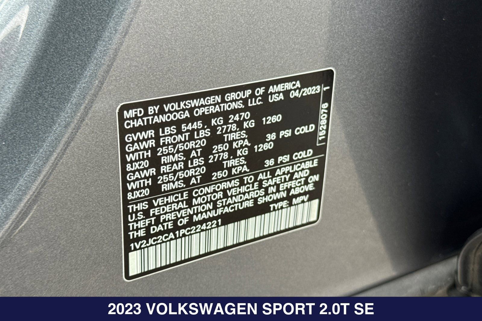 Used 2023 Volkswagen Atlas Cross Sport SE w/ Panoramic Sunroof Package FWD image 31