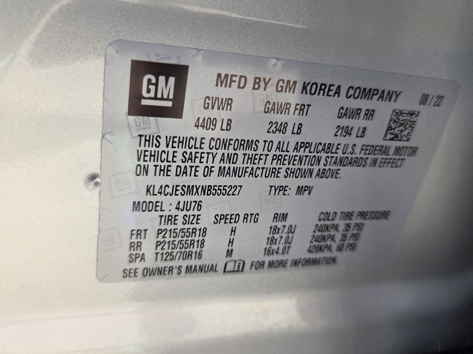 Certified 2022 Buick Encore Preferred w/ Safety Package AWD/4WD image 23