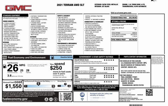 Used 2021 GMC Terrain SLT image 5