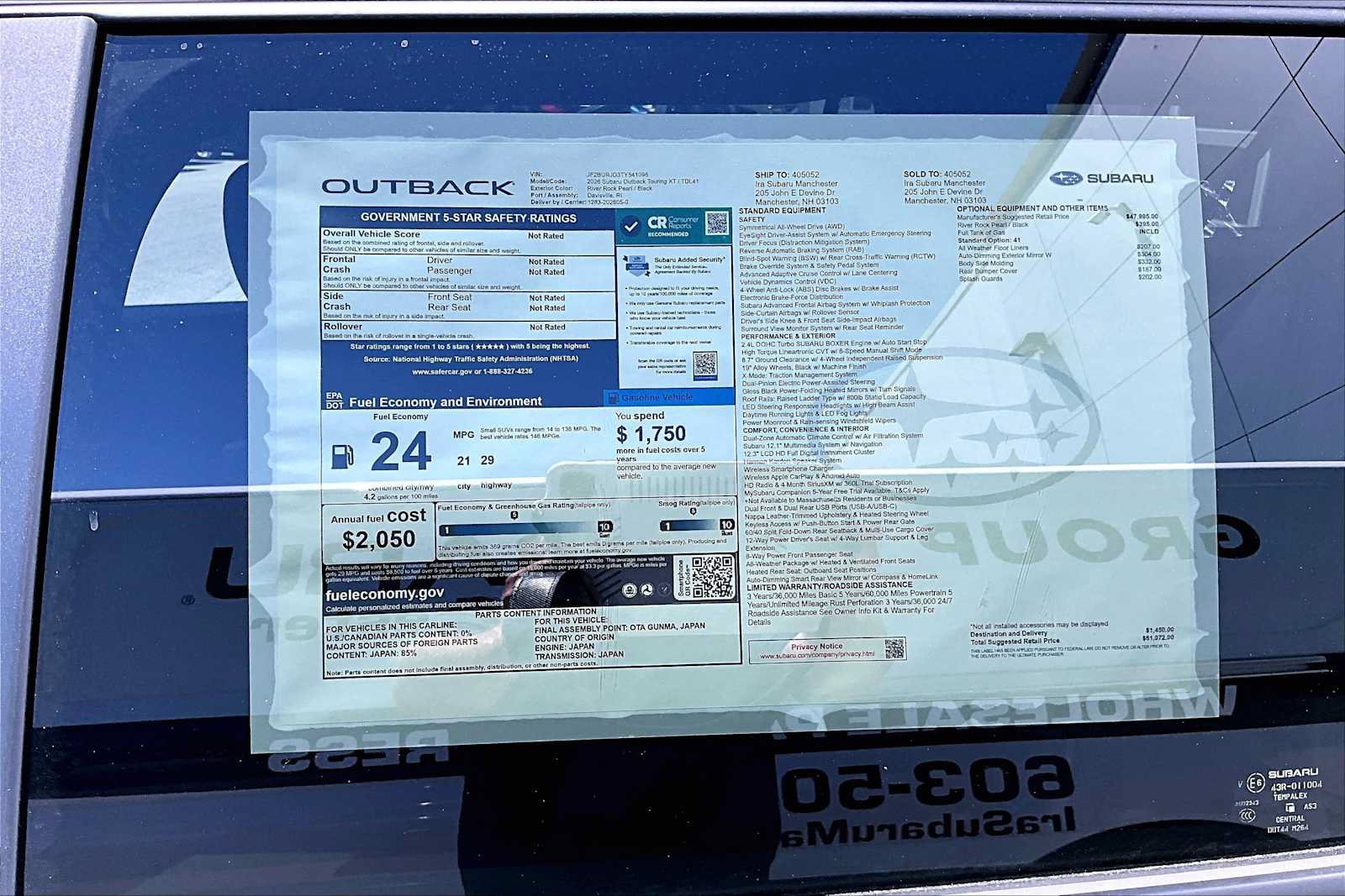New 2026 Subaru Outback Touring XT AWD/4WD image 19
