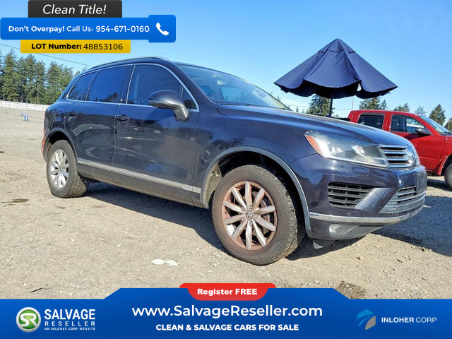 Used 2015 Volkswagen Touareg Sport AWD/4WD image 5