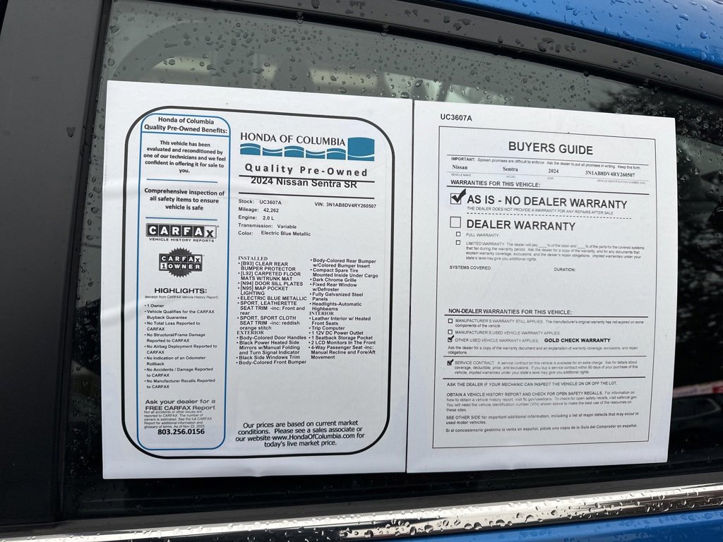 Used 2024 Nissan Sentra SR image 11