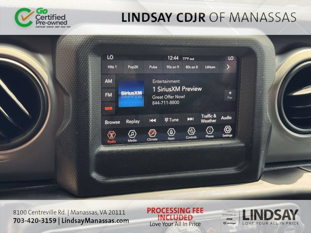 Certified 2019 Jeep Wrangler Sport AWD/4WD image 23