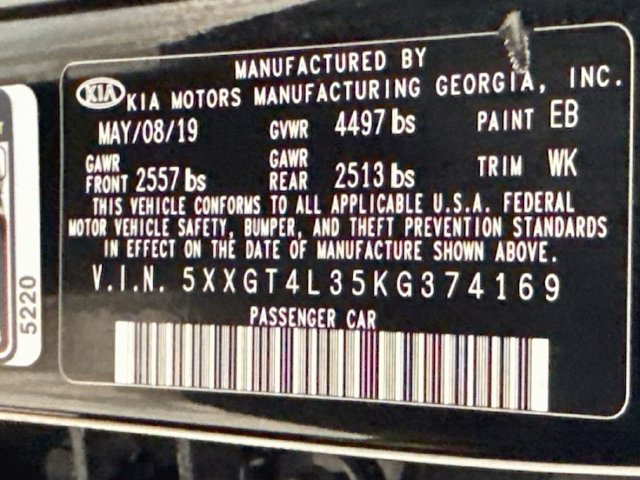 Used 2019 Kia Optima LX w/ LX 17" Wheel Package FWD image 38