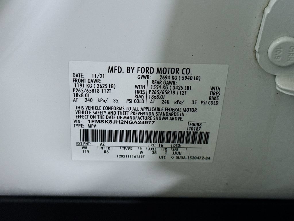 Used 2022 Ford Explorer Timberline AWD/4WD image 38