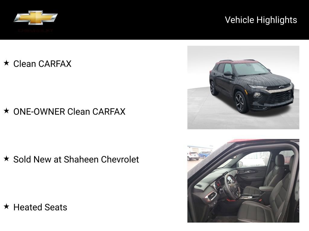 Used 2021 Chevrolet TrailBlazer RS w/ Technology Package image 20