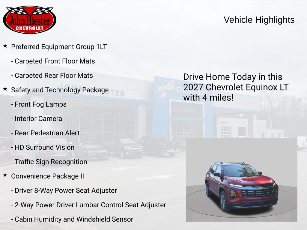 New 2027 Chevrolet Equinox LT w/ Convenience Package II FWD image 6
