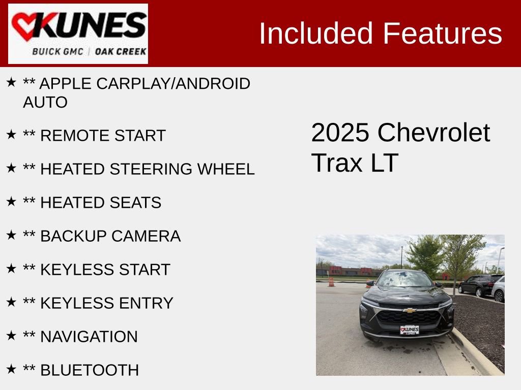 Used 2025 Chevrolet Trax LT w/ LT Convenience Package FWD image 2