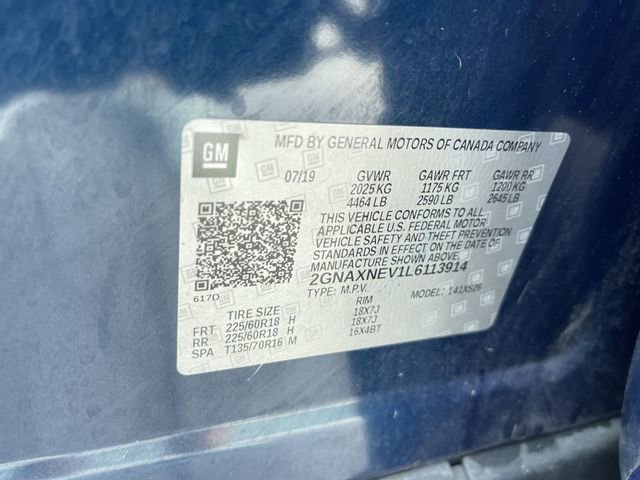 Certified 2020 Chevrolet Equinox Premier FWD image 33