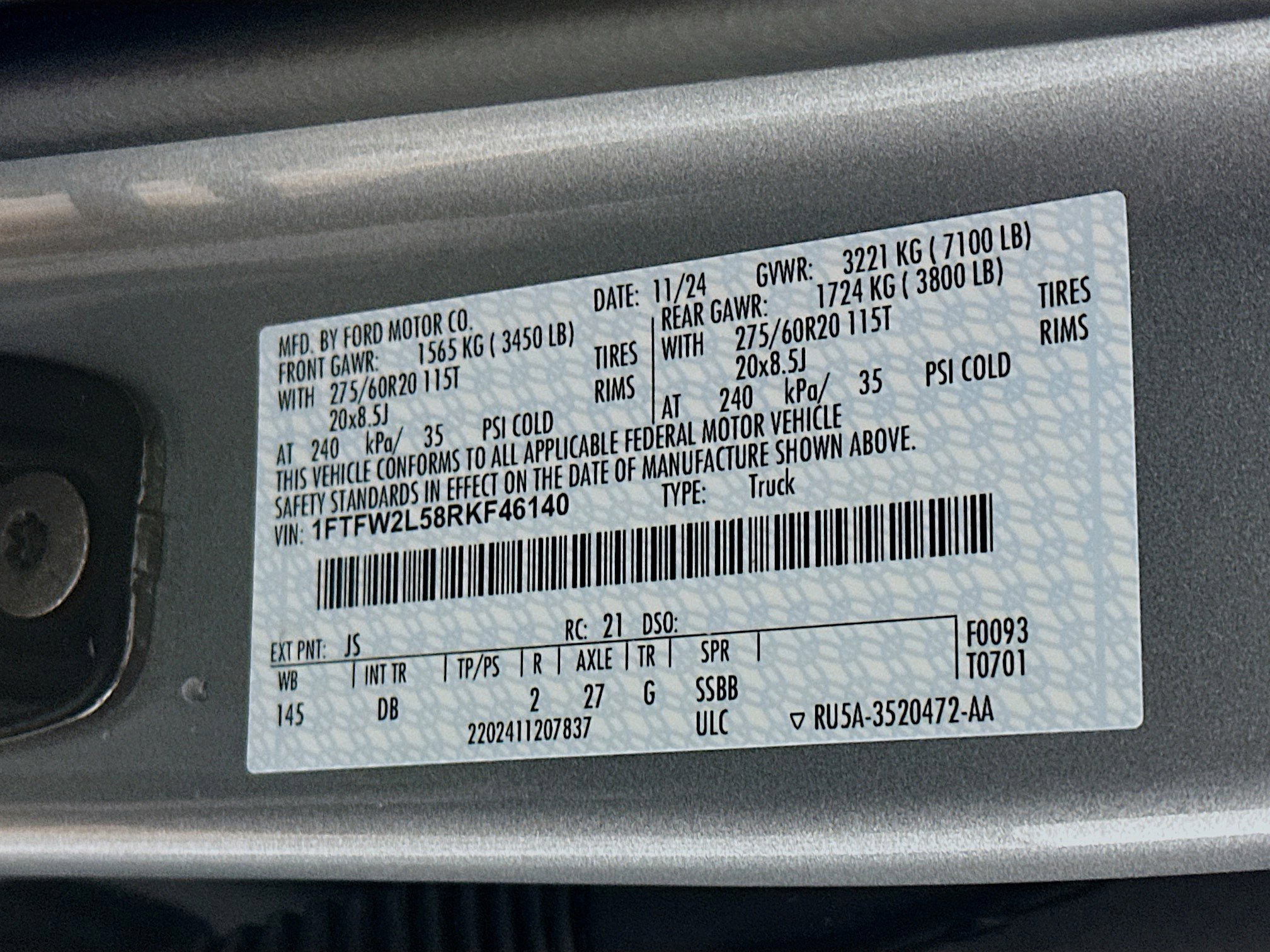 Used 2024 Ford F150 STX w/ Mobile Office Package image 12