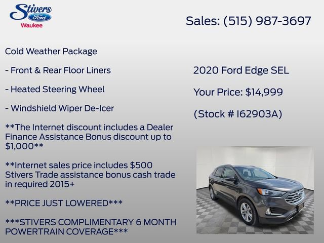 Used 2020 Ford Edge SEL w/ Convenience Package AWD/4WD image 16