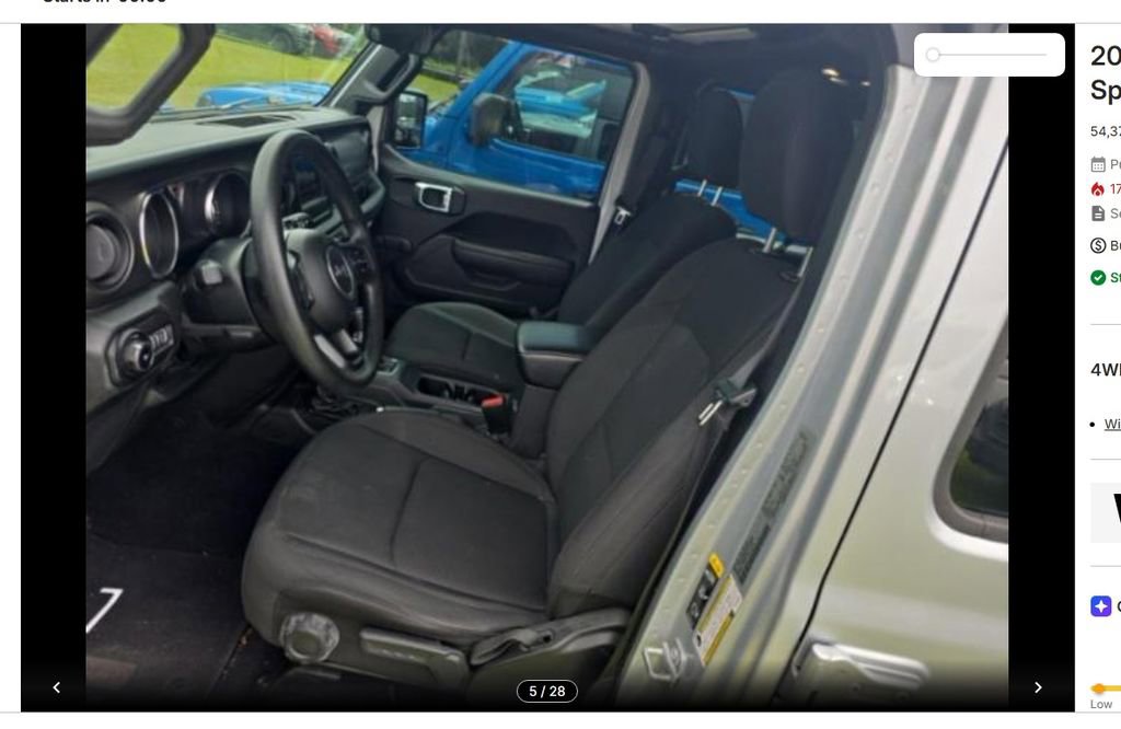 Used 2022 Jeep Wrangler Unlimited Sport AWD/4WD image 4