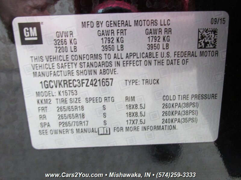 Used 2015 Chevrolet Silverado 1500 LT w/ Midnight Edition AWD/4WD image 39