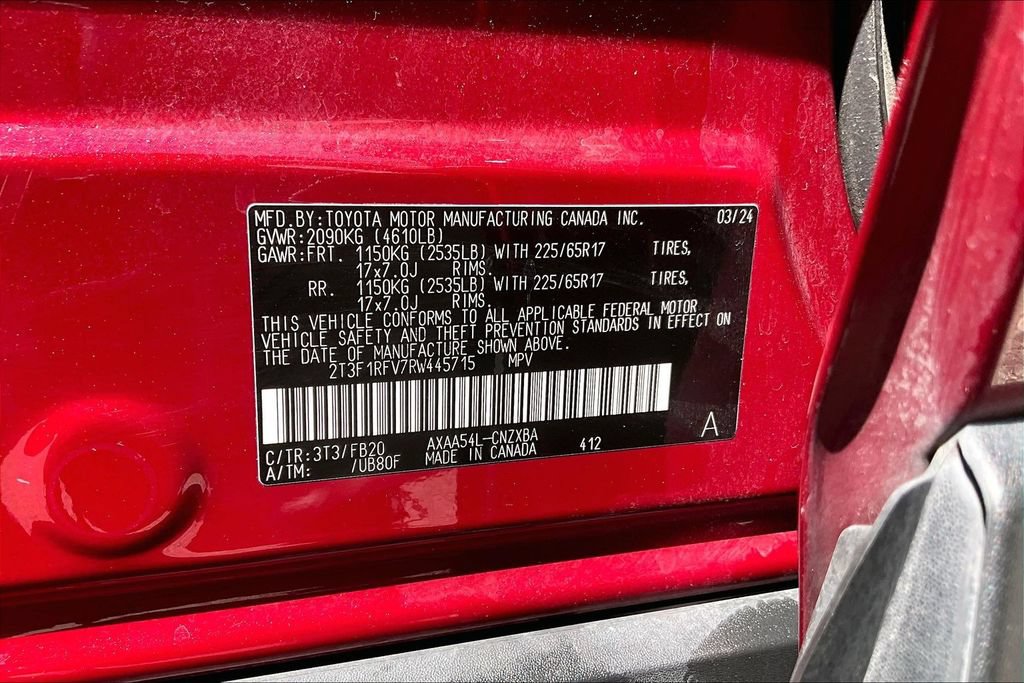 Used 2024 Toyota RAV4 LE AWD/4WD image 43