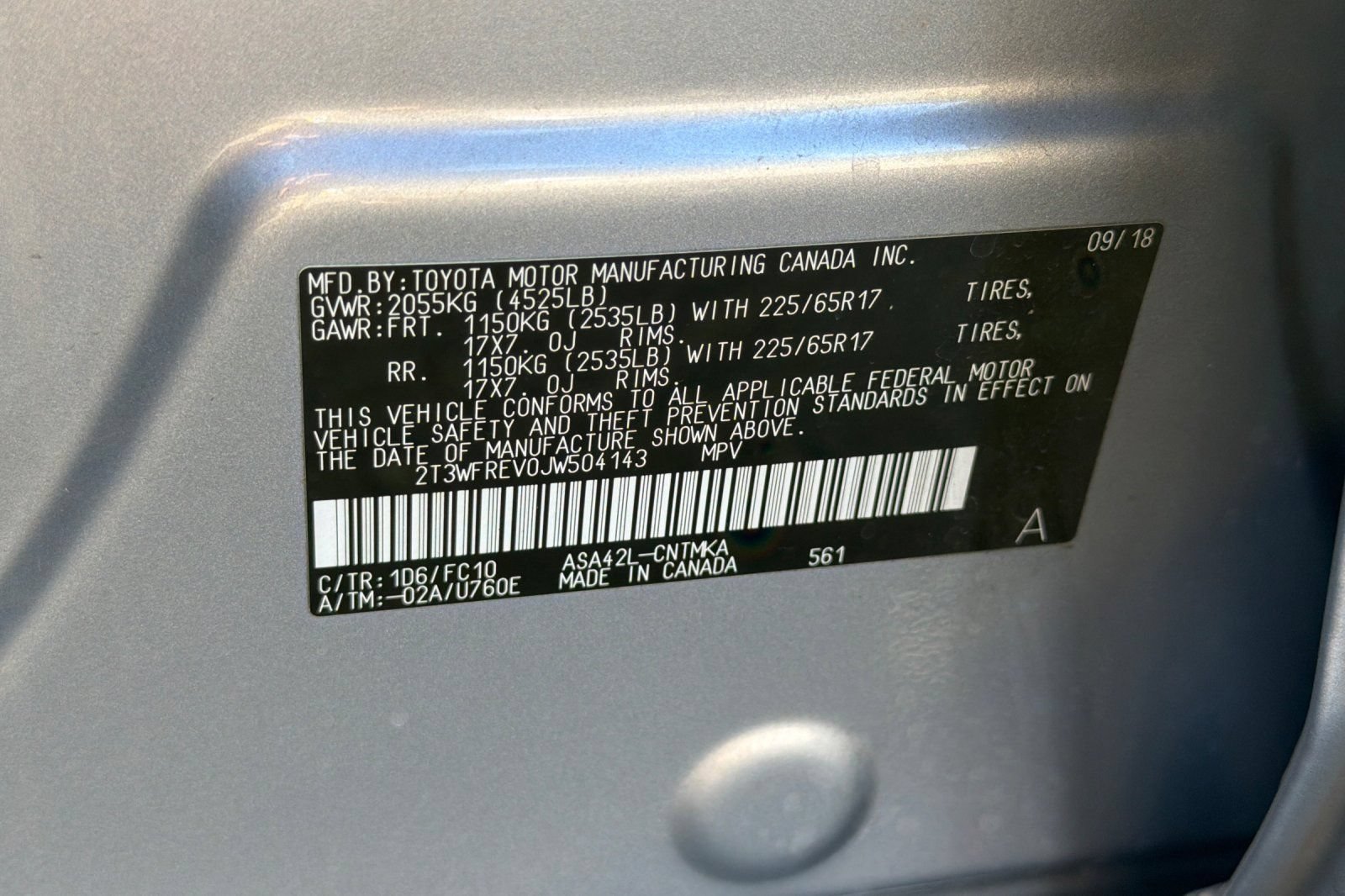 Used 2018 Toyota RAV4 XLE FWD image 28