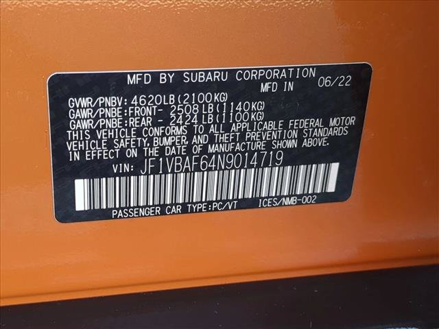 Used 2022 Subaru WRX Premium AWD/4WD image 24
