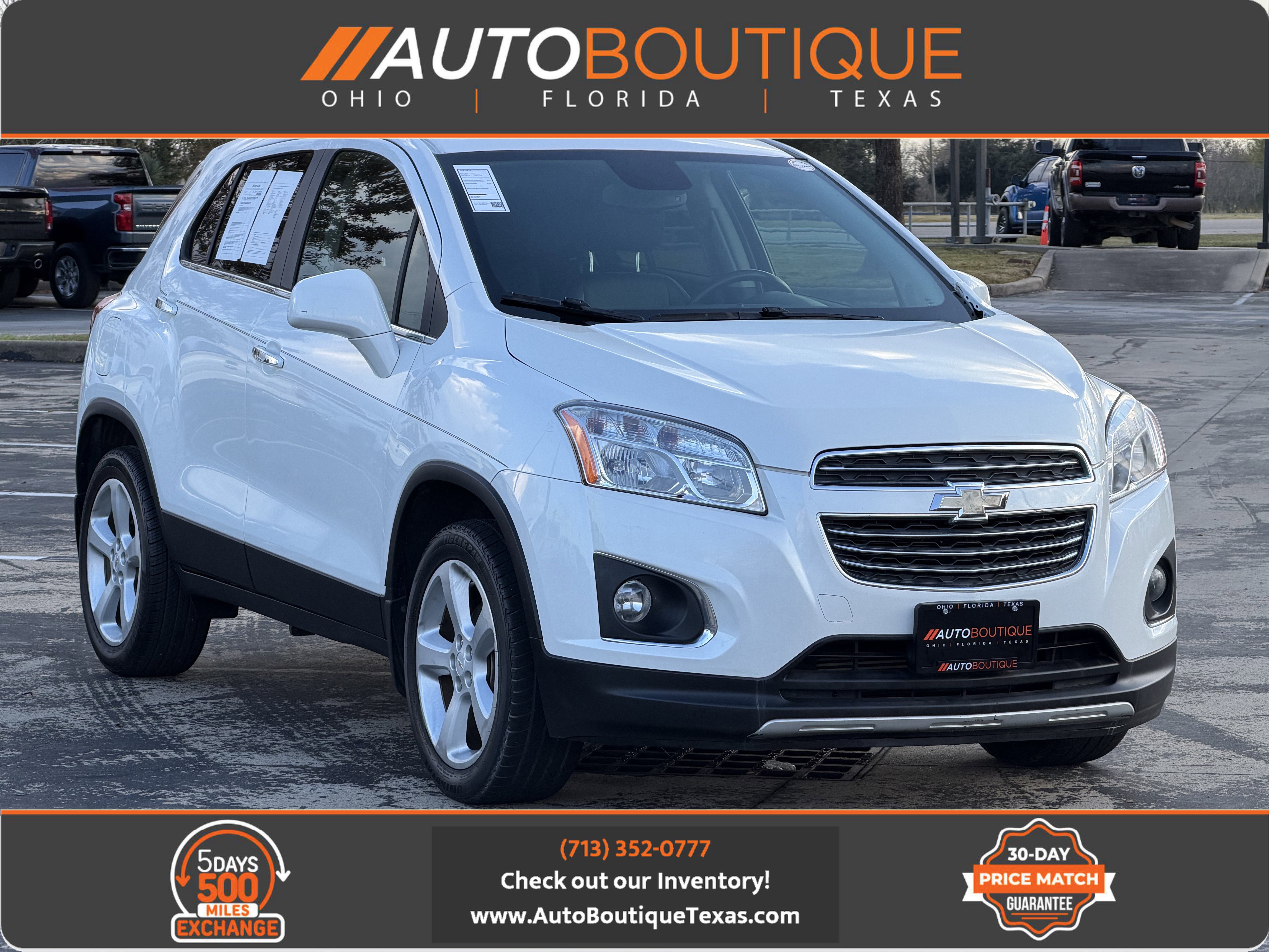 Used 2015 Chevrolet Trax LTZ w/ LPO, Protection Package