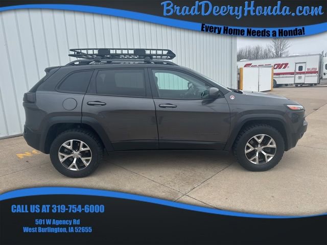 Used 2015 Jeep Cherokee Trailhawk w/ Leather Interior Group image 1