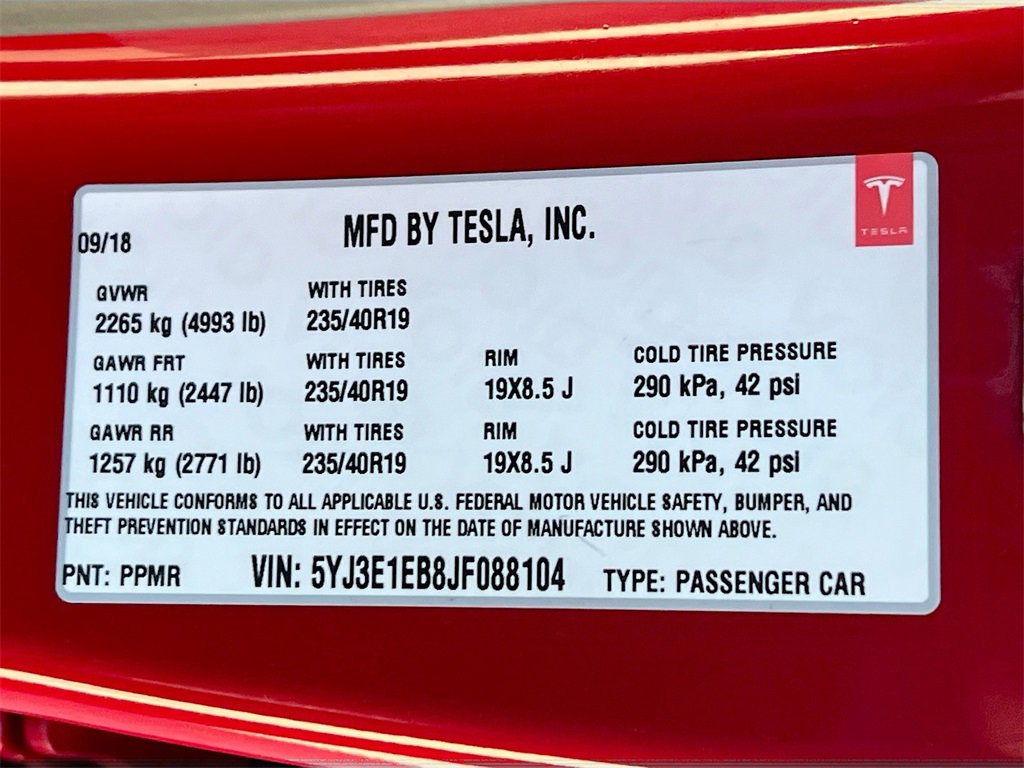 Used 2018 Tesla Model 3 Long Range image 30