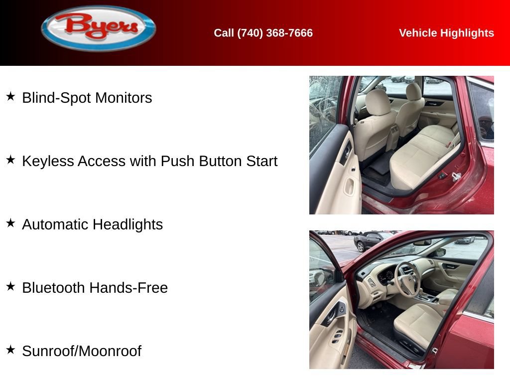 Used 2015 Nissan Altima 2.5 SV w/ Convenience Package FWD image 12