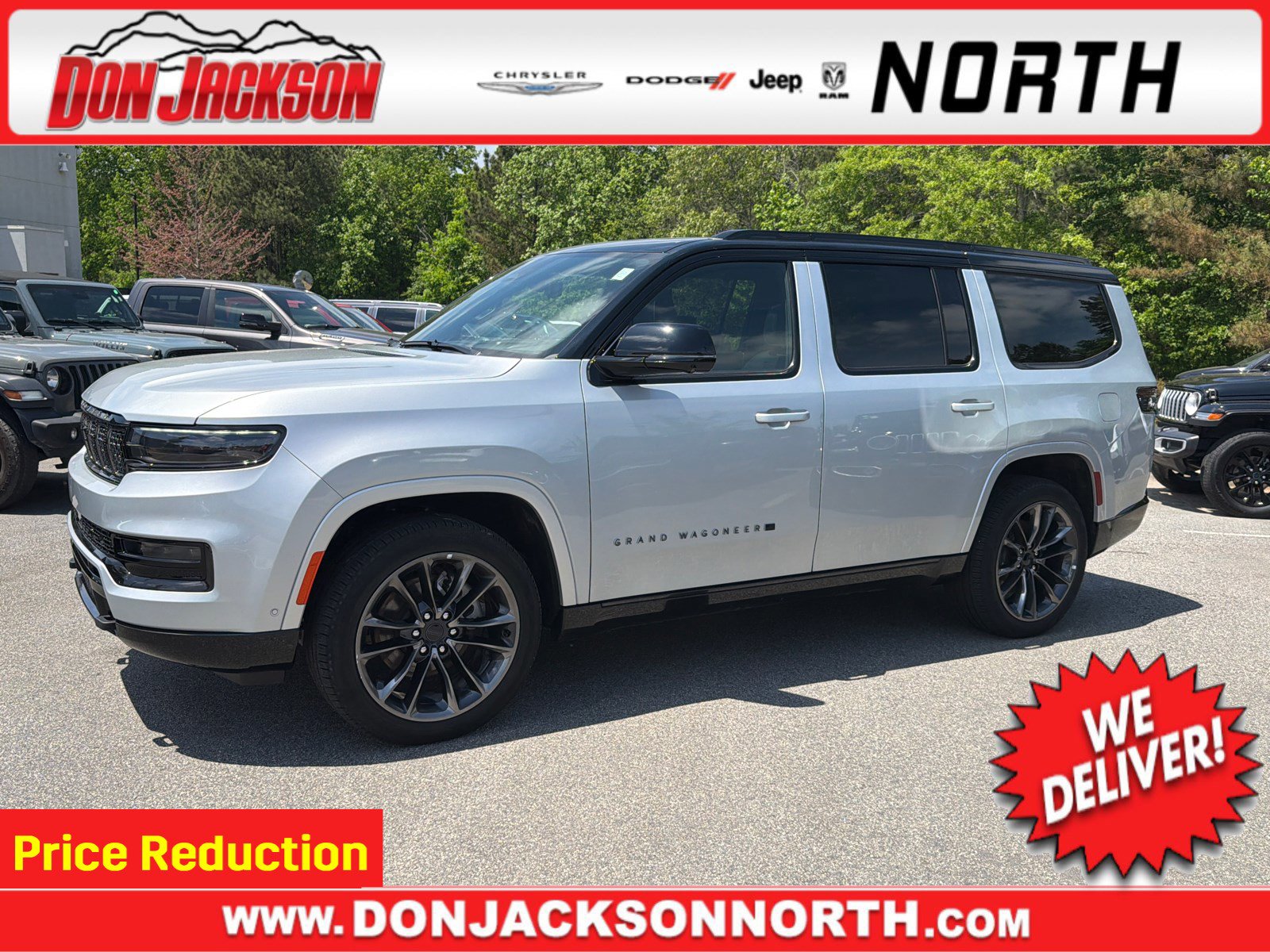 Used 2025 Jeep Grand Wagoneer Series II Obsidian w/ Quick Order Packagew 28T AWD/4WD image 1
